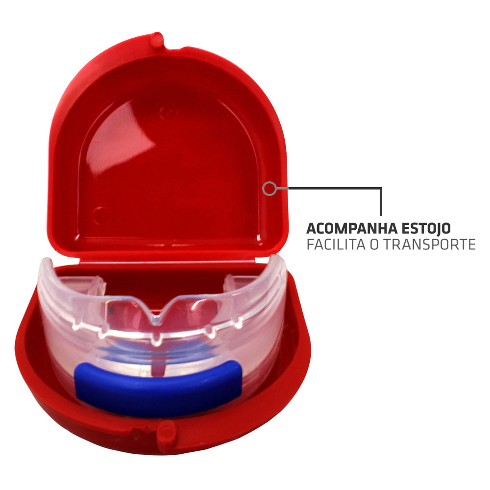Protetor Bucal Duplo Profissional - Muvin - PTB-500