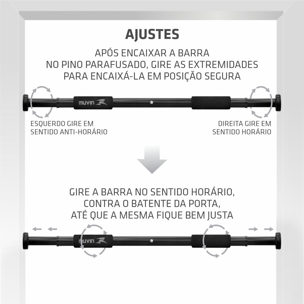 Barra de Porta - Muvin - BRP-100