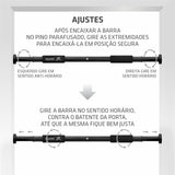 Barra de Porta - Muvin - BRP-100