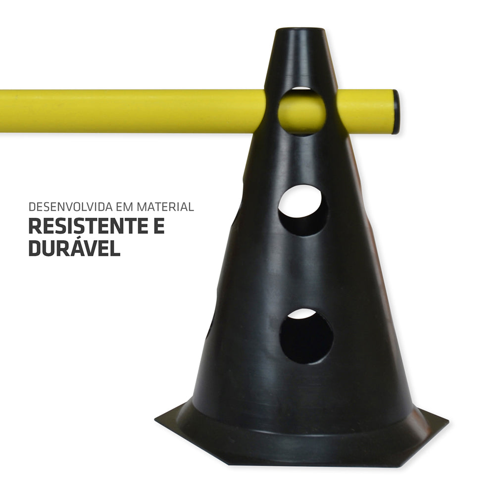 Barreira de Salto com Cone - 24cm - Muvin - BRS-10600