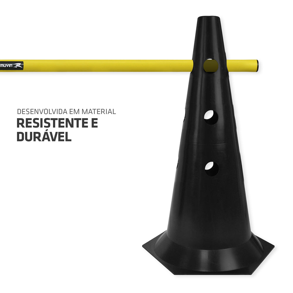 Barreira de Salto com Cone - 50cm - Muvin - BRS-10700