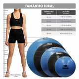 Kit Bolas de Pilates - 45cm + 65cm + 85cm - Muvin - KIT-002300