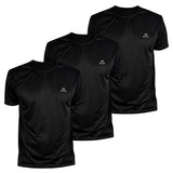 Kit 3 Camisetas Masculinas Color Dry Workout SS - Muvin - 003200