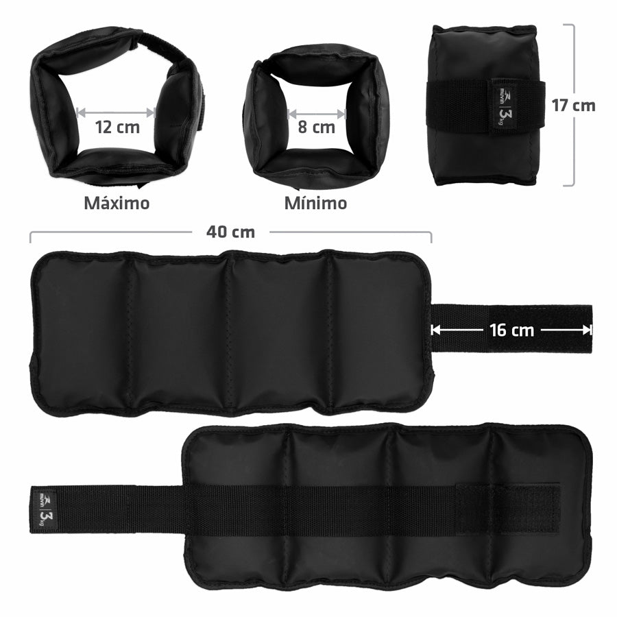 Caneleira de Peso - 3kg - Muvin - TZP-1001