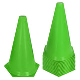 Cone de Marcação de Plástico - 24cm - Kit com 12 - Muvin - MTF-20800