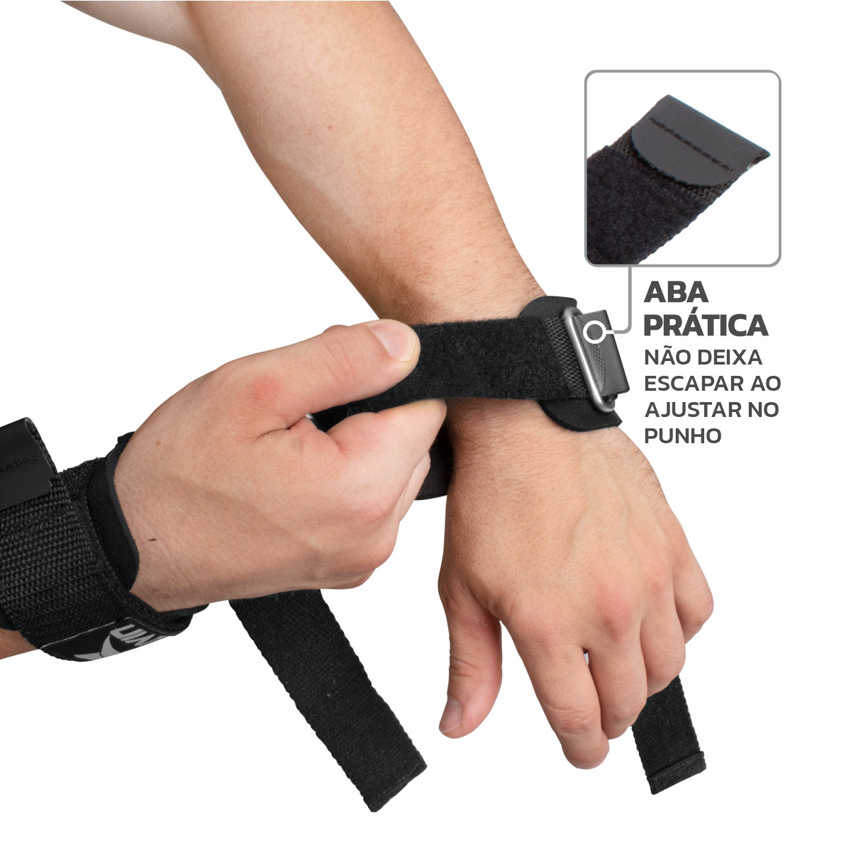 Strap de Musculação com Munhequeira - STM-0400