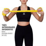 Kit Bola de Pilates 75cm + Balance Cushion + Anel de Pilates + Kit Faixa Elástica 3 Tensões - KIT-006600