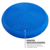 Kit Bola de Pilates 55cm + Balance Cushion + Anel de Pilates + Kit Faixa Elástica 3 Tensões - KIT-006500
