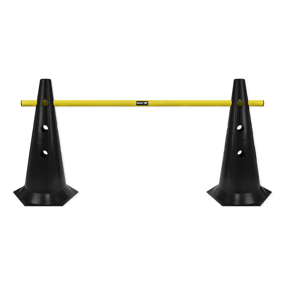 Kit Barreiras de Salto com Cone - 50cm - 6 unidades - Muvin - BRS-30700