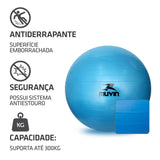 Kit Bola de Pilates 65cm + Overball 25cm + Balance Cushion + Anel de Pilates + Kit Faixa Elástica 3 - Muvin