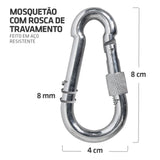 Kit Corrente para Saco de Pancada 50cm - Muvin - CSP-0100