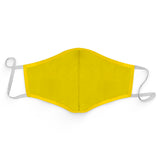 Máscara de Proteção TNT - Dupla Camada - PCT 10 - Amarelo