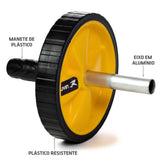 Kit Corda de Pular + Roda de Exercícios Abdominais + Kit Mini Band 3 Tensões - Muvin - KIT-003500