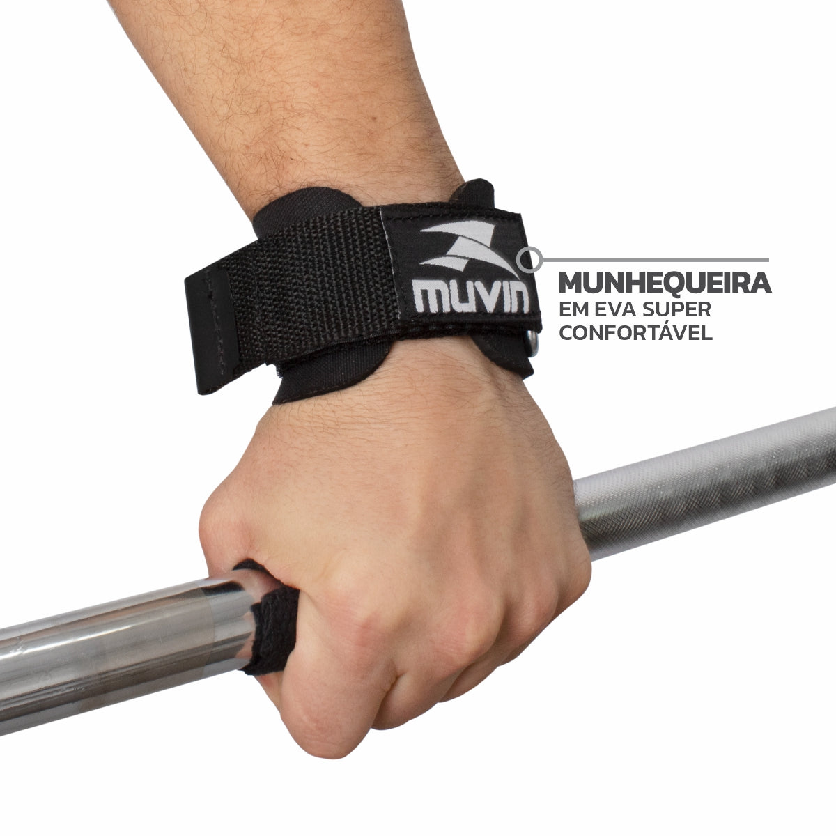 Strap de Musculação com Munhequeira - STM-0400