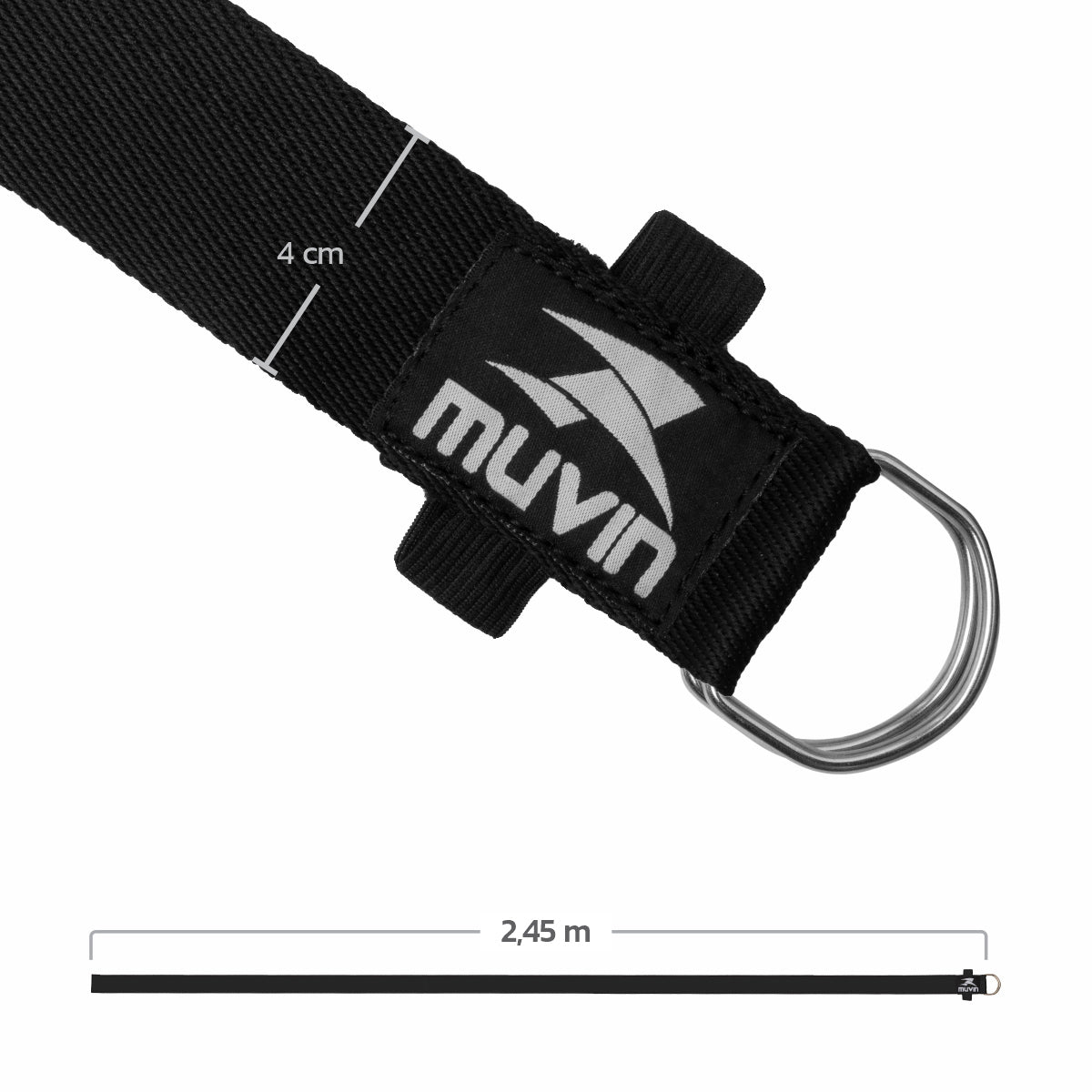 Kit Tapete para Yoga em PVC + Strap para Yoga - 245cm + Bolster Retangular para Yoga - KIT-005500