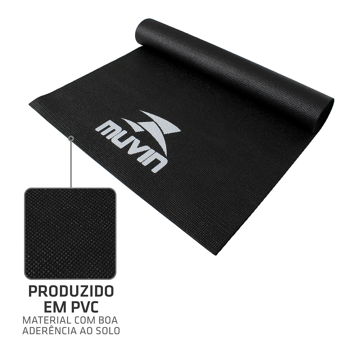 Kit Tapete para Yoga em PVC + Strap para Yoga - 245cm + Bolster para Yoga - KIT-005400